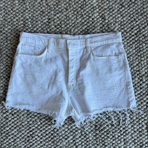 Mother Superior ‘The Scrapper’ cutoff denim shorts